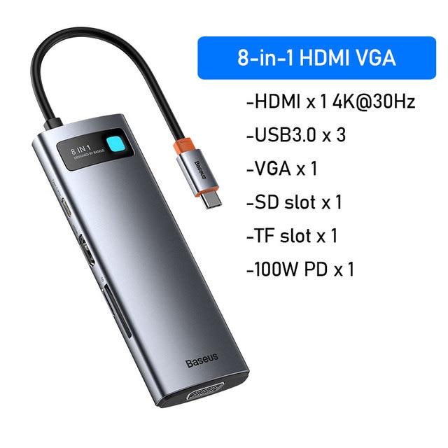 New 8-in-1 HDMI VGA