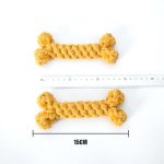 “bone-shaped chew toys for dogs – bite resistant and cleaning teething toy for small to large dogs, puppies, and pets