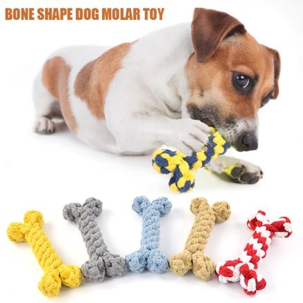 “bone-shaped chew toys for dogs – bite resistant and cleaning teething toy for small to large dogs, puppies, and pets