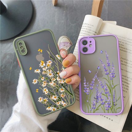 Flutter lavender phone case