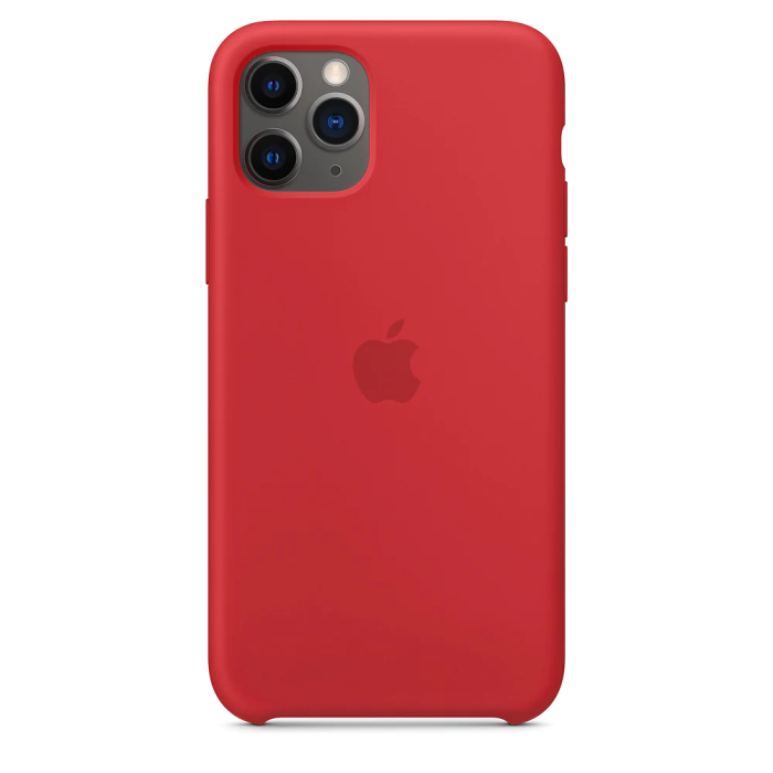 Liquid silicone mobile phone case all-inclusive for apple 13promax protective cover iphone12 anti-fall 11promax (red)