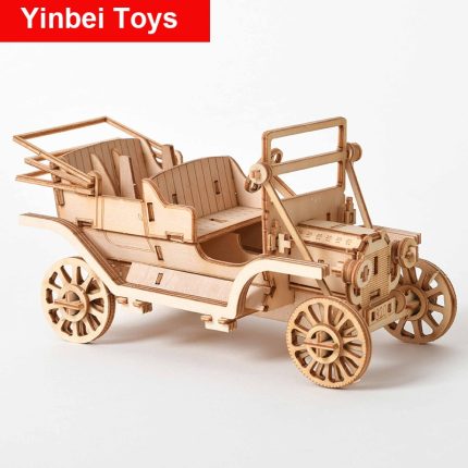 Wooden car puzzle – a fun and educational diy 3d puzzle for boys and girls to develop problem-solving skills and motor coordination