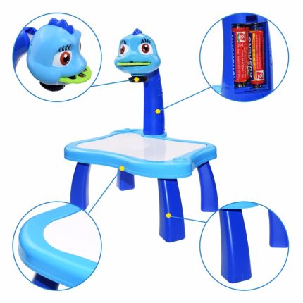 Kids led projector art desk – a fun and educational drawing table with painting tools and tracing projector for boys and girls