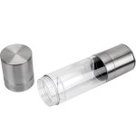 Pepper grinder 2 in 1 stainless steel manual salt pepper mill grinder seasoning grinding for cooking restaurants