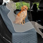 Waterproof and non-slip dog car seat cover for the back seat – protects your car and provides comfort for your pet