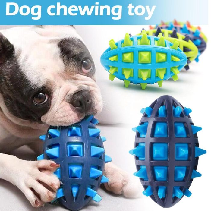 Dog toothbrush chew toy for molar cleaning and dental care – soft elasticity teeth cleaner for puppies and pets