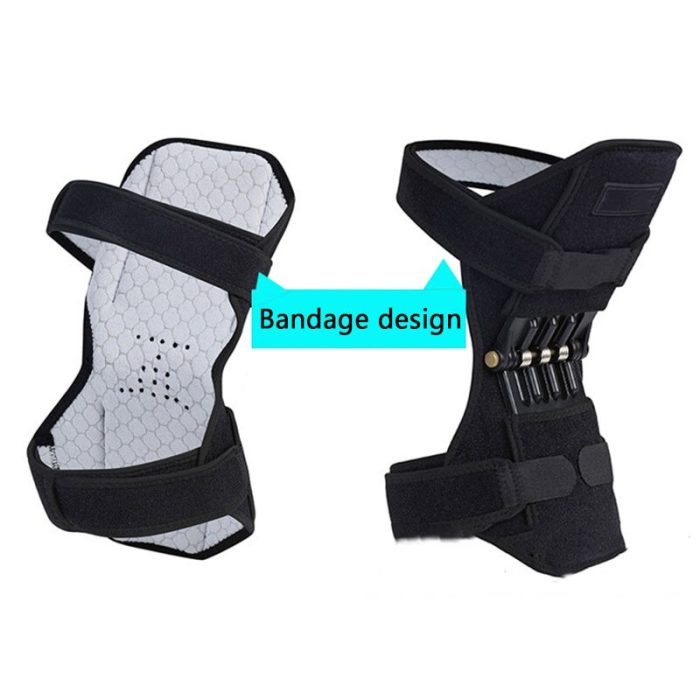 Breathable non-slip lift joint support knee pads powerful rebound spring force knee booster