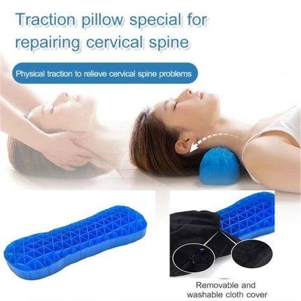 Gel cervical pillow honeycomb breathable pillow massage pillow
