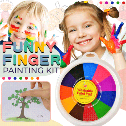Kindergarten graffiti palm painting ink pad children’s diy finger painting ink pad