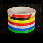 Bicycle reflective stickers mountain bike bicycle motorcycle fluorescent decal tape safety warning riding accessories