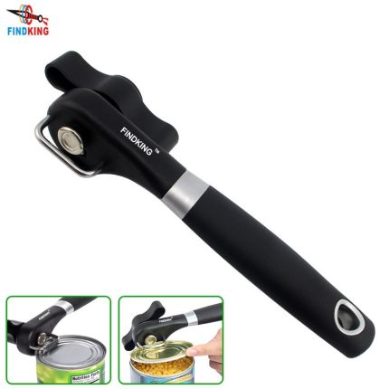 Professional stainless steel manual can opener – open cans with ease, anytime and anywhere
