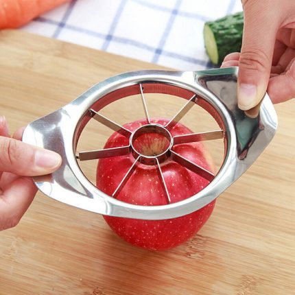 Stainless steel fruit cutter and corer – your ultimate kitchen gadget for effortless slicing and coring