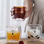 Hilarious double wall animal glass cup – perfect for christmas and new year gifts