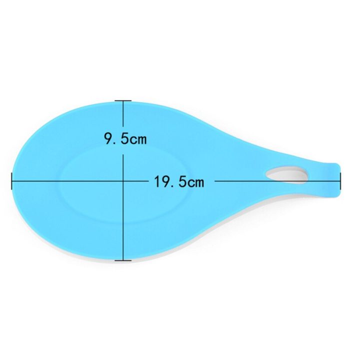 Keep your countertops clean and tidy with the silicone multipurpose spoon rest mat holder