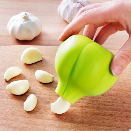 Make garlic peeling a breeze with the creative kitchen silicone soft garlic peeler