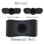 Abdominal muscle stimulator trainer ems abs electro stimulation vibrating belt massage patch slimming home gym fitness equipment