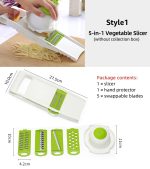 Veggieslice 6-in-1 vegetable cutter and grater – your ultimate kitchen gadget for effortless vegetable preparation
