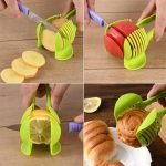 Handy tomato and vegetable slicer: effortless kitchen gadget