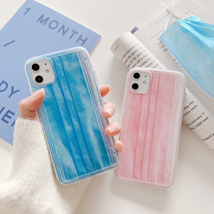Creative mask phone case for iphone12 pro