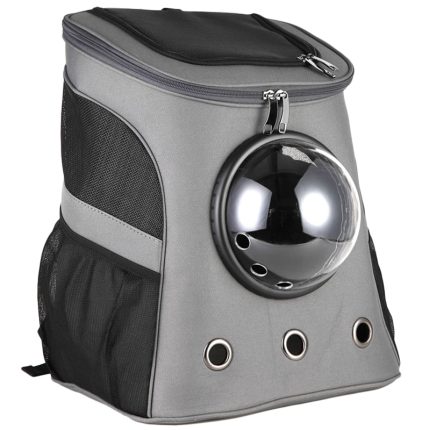 Space capsule pet travel backpack – high quality, lightweight, breathable carrier for cats and dogs