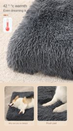 High quality memory cotton plush dog bed mat cat for small medium large removable for cleaning puppy cushion super soft claming