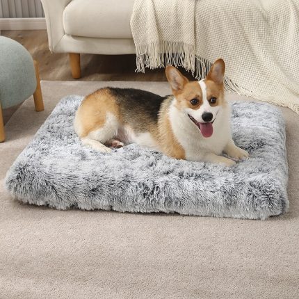 High quality memory cotton plush dog bed mat cat for small medium large removable for cleaning puppy cushion super soft claming