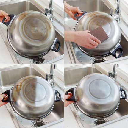 Kitchen accessories gadgets nano magic eraser sponge brush cleaning descaling rub pot