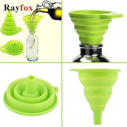 Pour ease silicone folding funnel