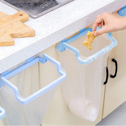 Portable kitchen trash bag holder