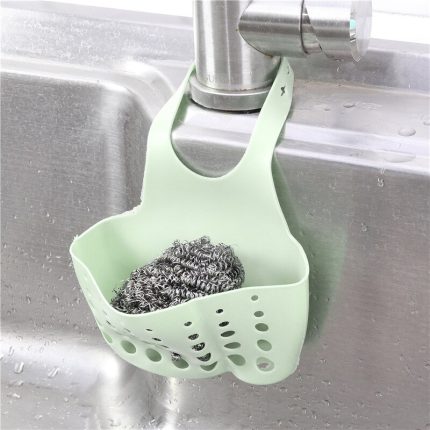 Kitchen sink drain hanging basket: convenient kitchen organizer for storage and organization – ideal for bathroom and kitchen convenience