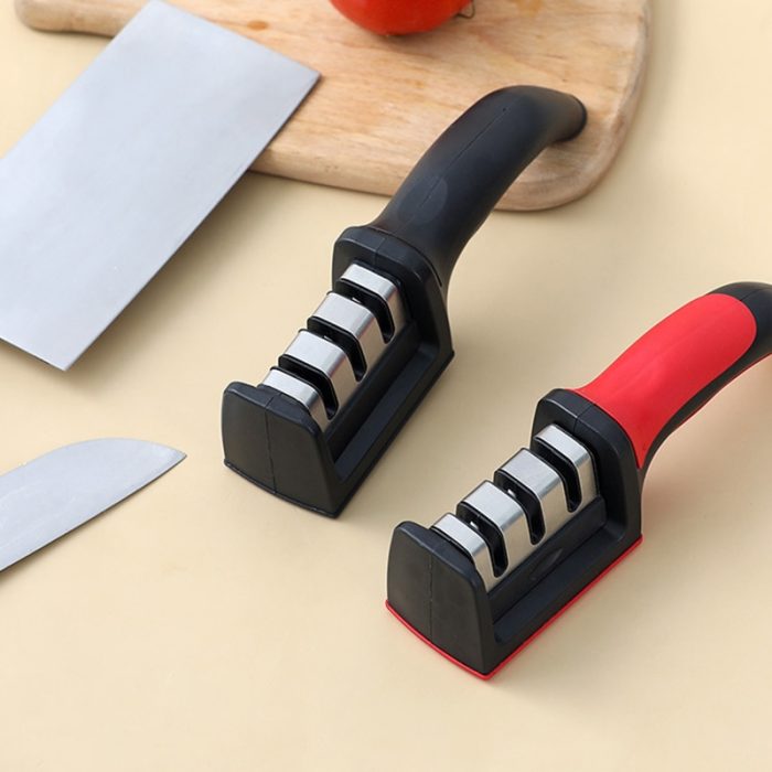 Sharp pro 3-stage handheld knife sharpener