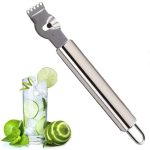 Stainless steel lemon zester & grater – add fresh citrus flavor to your dishes and drinks