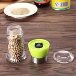Spice up your meals with our manual salt and pepper mill grinder – essential kitchen gadget