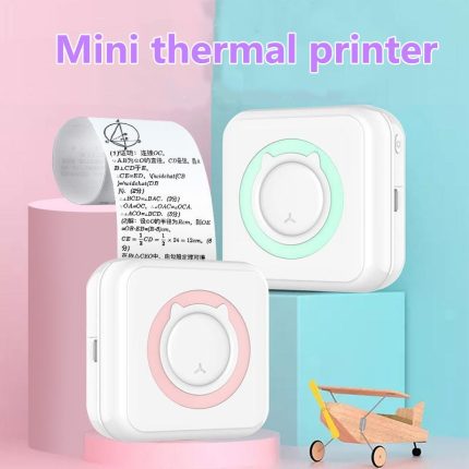 Get creative with meow mini label printer – portable, wireless, inkless thermal printer for stickers and labels on android and ios