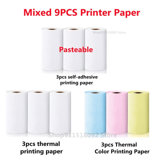 Mixed 9pcs Paper