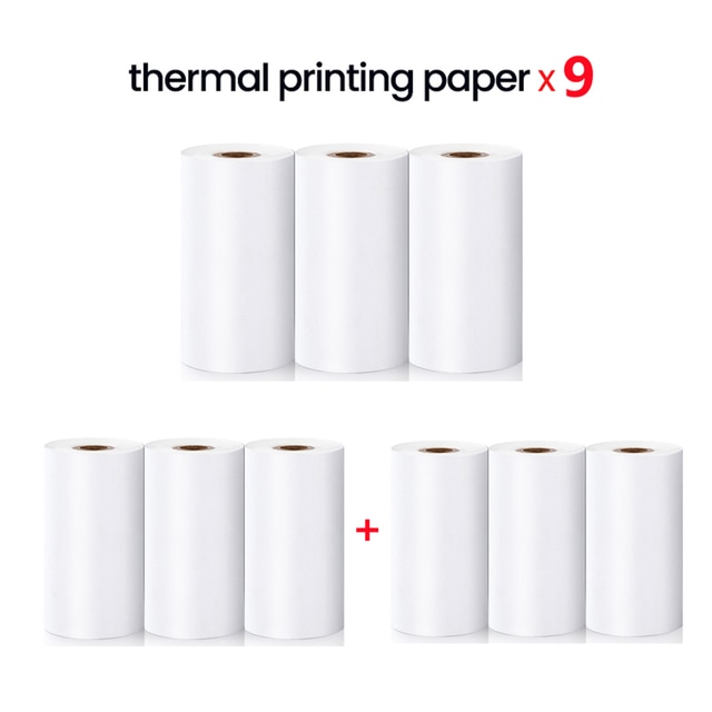 9pcs Thermal Paper