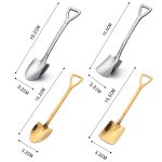 Merry christmas shovel spoon set: stainless steel tableware with festive holiday decoration