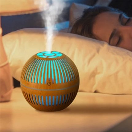 Mini air humidifier usb aroma essential oil diffuser ultrasonic aromatherapy led night light automatic power-off for home car