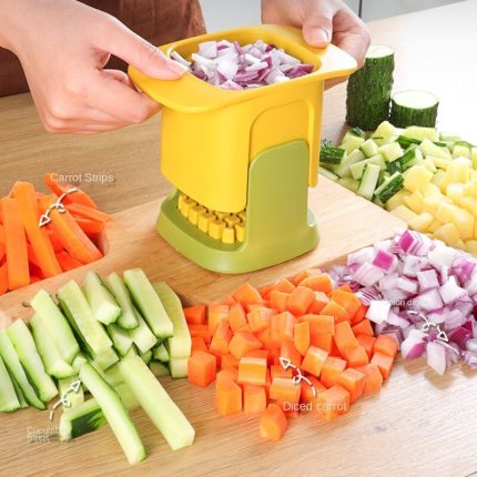 Multifunctional vegetable chopper – effortlessly slice and dice vegetables for your favorite recipes