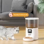 4l smart pet feeder – automatic food dispenser with audio recording and regular quantitative feeding, ideal for cats and dogs
