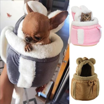 Outdoor winter warm dog carrier backpack for small breeds – travel nest for chihuahuas and yorkshire terriers