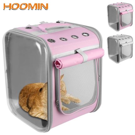 Pet carrier backpack – portable and breathable space capsule cage for small dogs and cats, ideal for travel and outdoor use