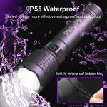 Waterproof led flashlight for camping