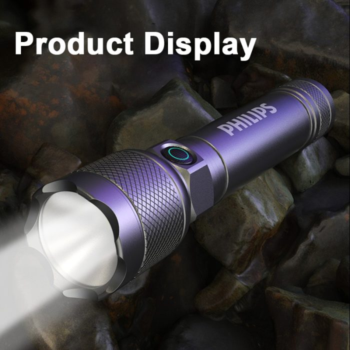 Waterproof led flashlight for camping