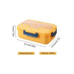 Take your lunch on-the-go with our portable 1000ml lunch box – leak-proof, microwave-safe, and includes compartments for food storage