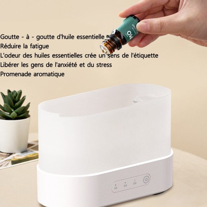 Flame air humidifier and essential oil diffuser – aromatherapy mist maker for home