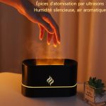 Flame air humidifier and essential oil diffuser – aromatherapy mist maker for home