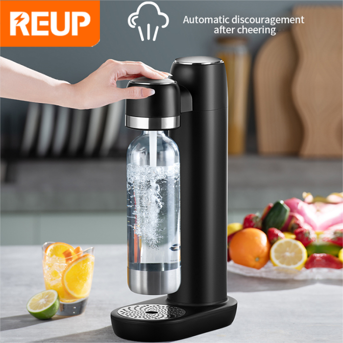 Gadgend home soda maker machine – carbonates water without co2 cylinder – ideal for household & commercial milk tea shops