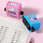 Roller math stamp – a fun and easy way to practice addition and subtraction for kids