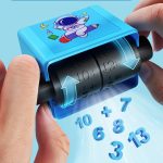 Roller math stamp – a fun and easy way to practice addition and subtraction for kids